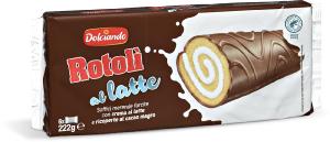 Merendina "Rotolì" con crema al latte