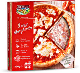Pizze margherita fresche 3 pezzi