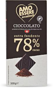Cioccolato extra fondente 78% cacao