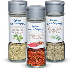 Spezie origano/peperoncino/rosmarino