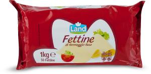 Fettine di formaggio fuso