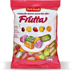 Caramelle ripiene alla frutta