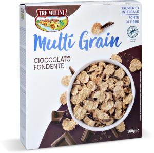 Cereali multi grain con cioccolato fondente