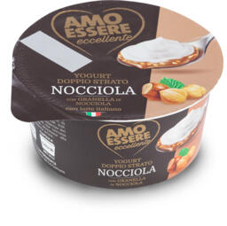 Yogurt nocciola con granella di nocciole