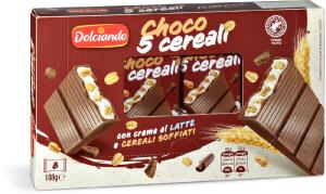 Barretta choco 5 cereali 8 pezzi