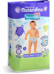 Pannolini mutandina taglia 6 - XL 18 pezzi