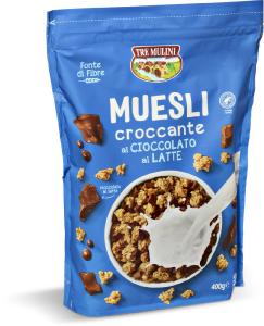 Muesli croccante al cioccolato al latte