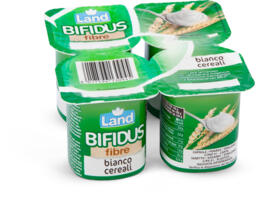 Yogurt bifidus fibre bianco e cereali