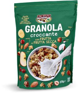 Granola croccante con frutta e frutta secca