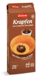 Krapfen con crema al cioccolato