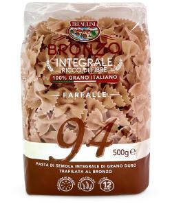 Farfalle integrali trafilate al bronzo