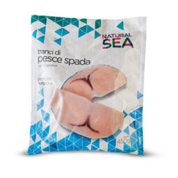 Tranci di pesce spada surgelati