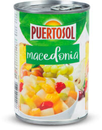 Macedonia di frutta sciroppata