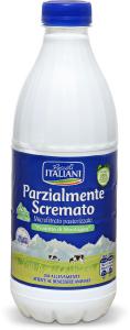 Latte parzialmente scremato fresco microfiltrato pastorizzato