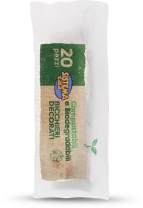 Bicchieri di carta decorati 20 pezzi 250 cc