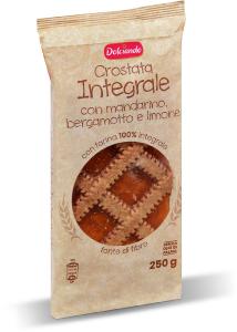 Crostata integrale con mandarino, bergamotto e limone
