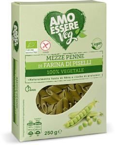 Mezze penne di farina di piselli