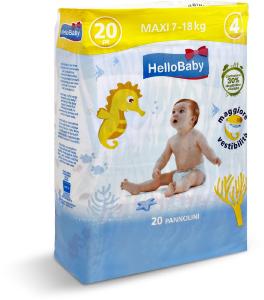 Pannolini maxi per bambini 20 pezzi