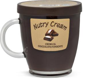 Tazza con crema al cioccolato fondente