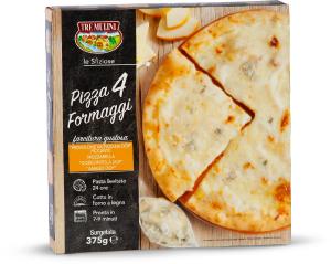 Pizza 4 formaggi surgelata