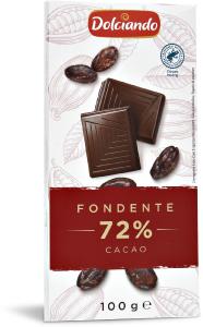 Tavoletta cioccolato extra fondente 72%