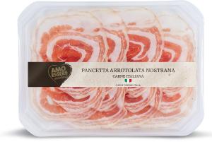 Pancetta arrotolata nostrana