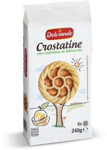 Crostatine con confettura di albicocche