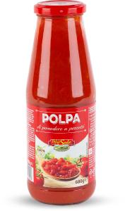 Polpa di pomodoro a pezzetti