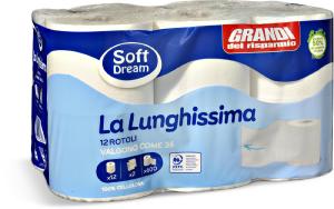 Carta igienica "La Lunghissima" 12 rotoli