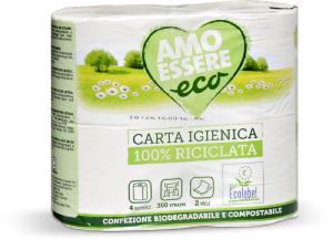 Carta igienica eco 4 rotoli