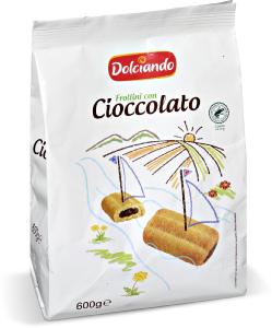 Biscotti frollini con cioccolato