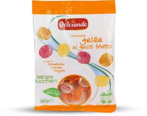 Caramelle gelée senza zucchero alla frutta