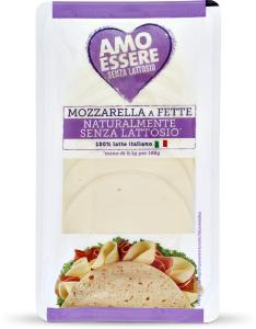 Mozzarella a fette naturalmente senza lattosio*
