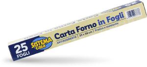Carta forno in fogli 25 pezzi