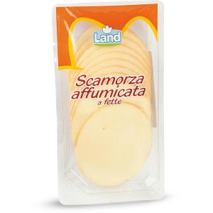 Scamorza affumicata a fette