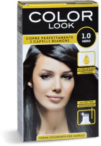 Crema colorante per capelli 1.0 nero