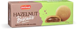 Biscotti ripieni di crema alla nocciola