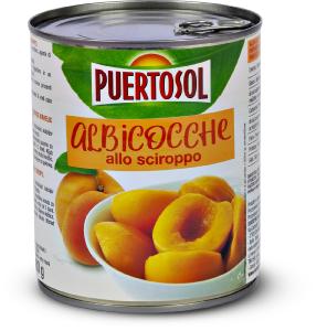 Albicocche sciroppate