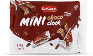 Snack mini wafer choco ciock