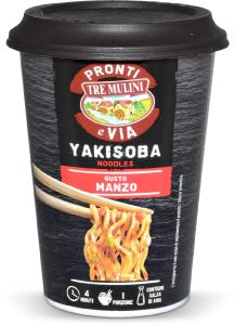 Yakisoba noodles gusto manzo