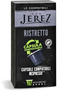 Capsule caffè ristretto compatibili Nespresso®* 20 pezzi