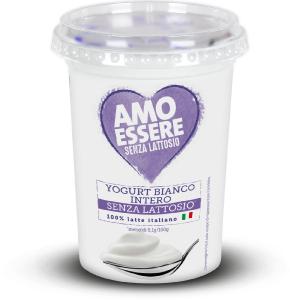 Yogurt bianco intero senza lattosio*
