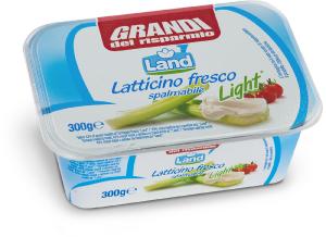 Formaggio latticino fresco spalmabile light*