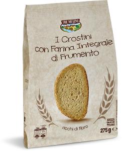 Crostini con farina integrale di frumento