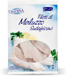 Filetti di merluzzo Sudafricano surgelato