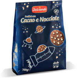 Biscotti frollini con cacao e nocciole