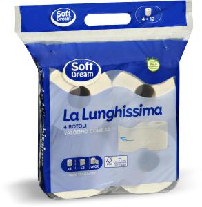 Carta igienica "La Lunghissima" 4 rotoli