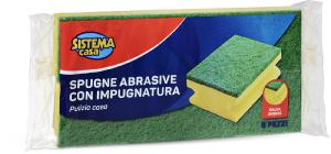 Spugne abrasive con impugnatura 6 pezzi