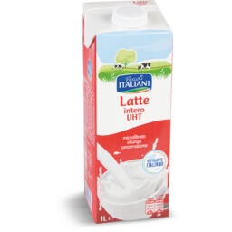 Latte intero UHT a lunga conservazione