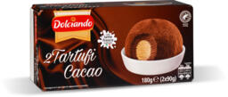 Gelato tartufo al cacao 2 pezzi